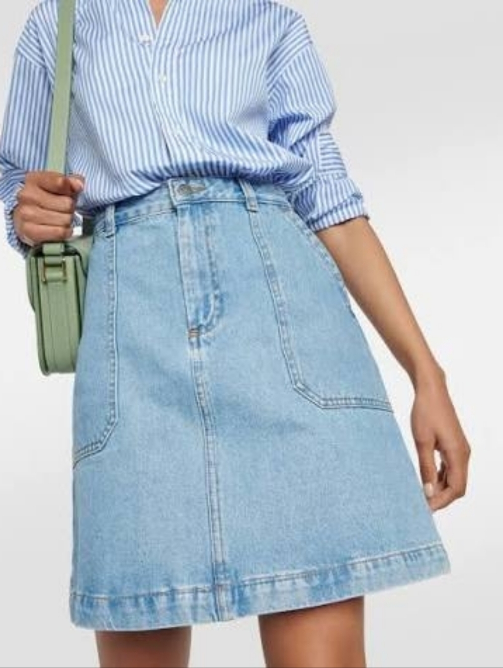 APC Denim Mini Skirt Lea
